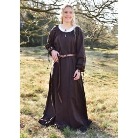 Vestido Medieval Ana, castanho  - 1