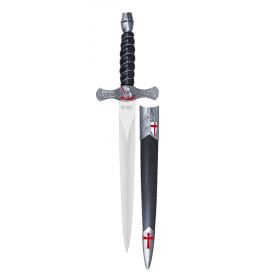 Dagger of the Templars with sheath decorated with helmet  - 1