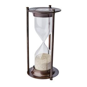 Reloj de arena, negro, aprox. 20 cm de altura  - 1