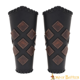 Handmade royal leather fantasy armbands for LARP and Cosplay  - 1