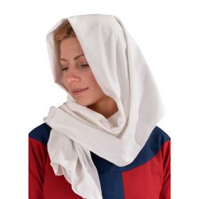 Cappellino medievale, foulard, colore naturale - 3