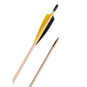 Flecha feita à mão de alta qualidade em madeira de abeto com escudo de 5  - 2