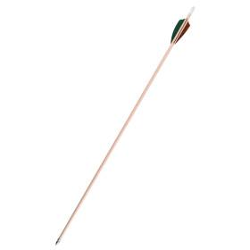 Wooden arrow, green, brown  - 1