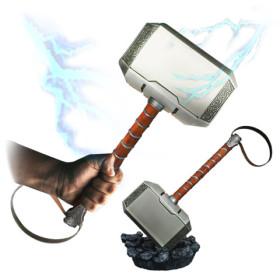 THOR HAMMER MADE OF STEEL WITH STAND  - 1