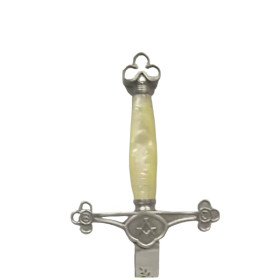 Silver and Nacreanian Masonic Sword  - 7