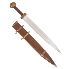Épée décorative romaine Gladius avec fourreau en cuir  - 2