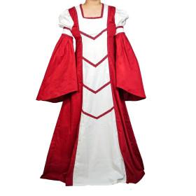 Vestido medieval de donzela/donzela em algodão "Isabella"  - 1