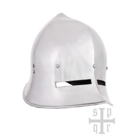 Late Medieval Kettle Helmet with Eye Slit  - 1