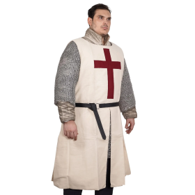 Tabard en coton chevalier médiéval croisé  - 1