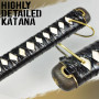 KILL BILL - HATTORI HANZO SWORD - HANDFORGED AND FOLDED, SET - BLOOD DAMASCUS EDITION - 7
