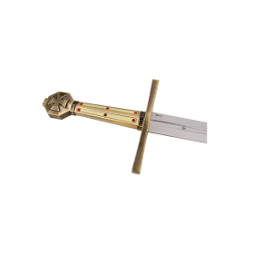 Robin Hood sword, steel handle with bronze finish  - 3