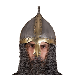 Tenth Century Gnezdovo Viking Varangian Rus Slavic Helmet 16th Gauge  - 5