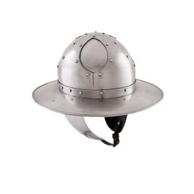 Kettle hat with cheek guards, 1.6mm steel  - 1