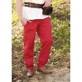 Pantalón Medieval Básico Hagen, rojo  - 1