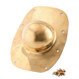 Umbo, Roman Shield with Bolts, Brass