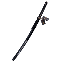 Katana funcional por KURO KAMI modelo Ryujin Yami "Dragão das Trevas"