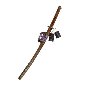 Katana funcional por KURO KAMI modelo Ryujin Yami "Dragão das Trevas"