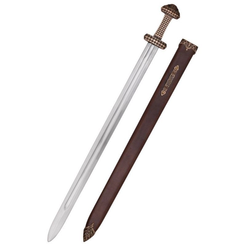 Functional Viking Sword, Damascus Steel  - 2
