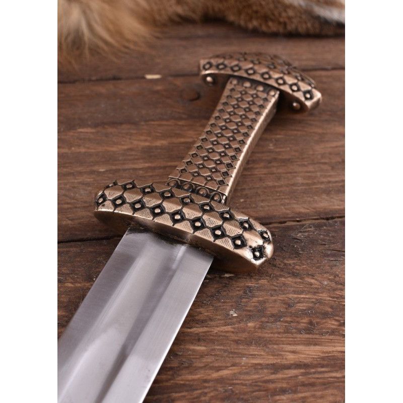 Functional Viking Sword, Damascus Steel  - 4