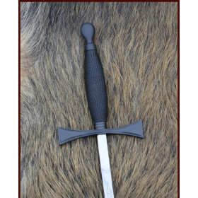Ritual Masonic Sword with Black Cross, 32" with sheath