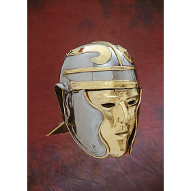 Elmo Romano Gladiador Imperial Galo com máscara
