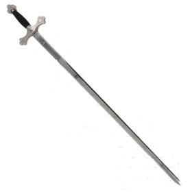 Masonic Sword with Black and Silver Handle - 3
