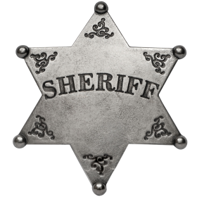 Distintivo de xerife, modelo 1  - 2