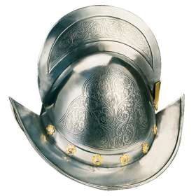 Engraved Conqueror Helmet for Gold Acid  - 1
