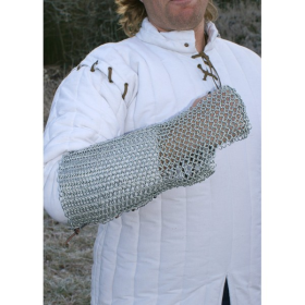 Protección medieval brazo cota de malla  - 1