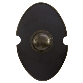 Escudo elíptico, preto  - 1